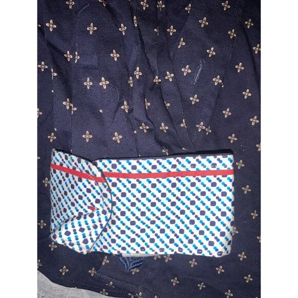 Butter Cloth Shirt Mens L Blue Long Sleeve Button Up Casual Flip Cuff - Picture 5 of 9